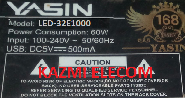 YASIN LED-32E1000