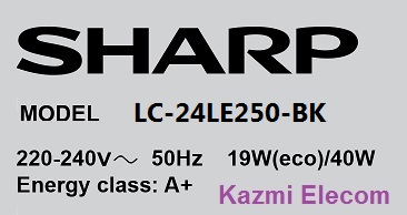SHARP LC-24LE250-BK