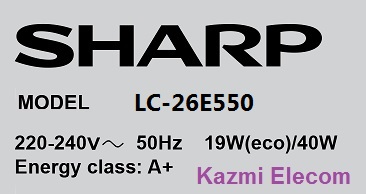 SHARP LC-26E550