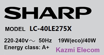 SHARP LC-40LE275X