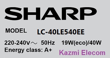 SHARP LC-40LE540EE