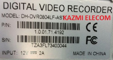 DAHUA DH-DVR0804LF-AST DVR