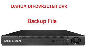 DAHUA DH-DVR3116H DVR