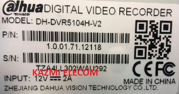 DAHUA DH-DVR5104H-V2 DVR