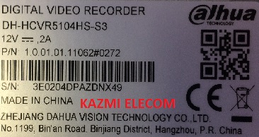 DAHUA DH-HCVR5104HS-S3 DVR