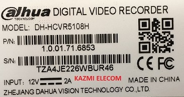 DAHUA DH-HCVR5108H DVR