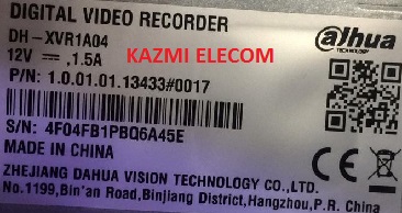 DAHUA DH-XVR1A04 DVR