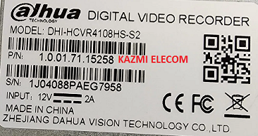 DAHUA DHI-HCVR4108HS-S2 DVR