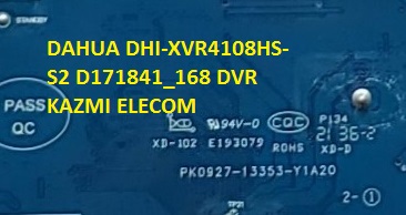 DAHUA DHI-XVR4108HS-S2 D171841_168 DVR