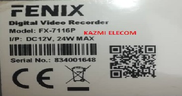 FENIX FX-7116P DVR