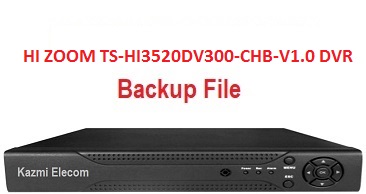 HI ZOOM TS-HI3520DV300-CHB-V1.0 DVR