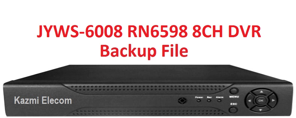 Jyws-6008 Rn6598 8Ch Dvr