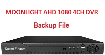 MOONLIGHT AHD 1080 4CH DVR