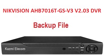 NIKVISION AHB7016T-GS-V3 V2.03 DVR