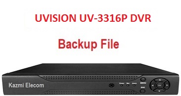 UVISION UV-3316P DVR