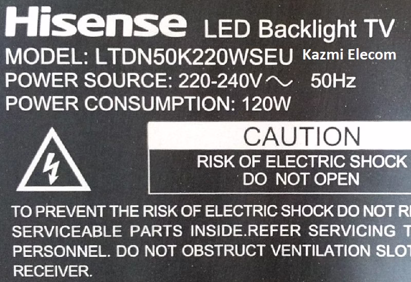 Hisense Ltdn50K220Wseu