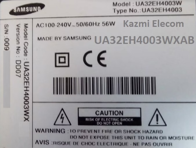 Samsung Ua32Eh4003Wxab
