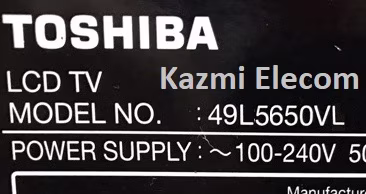 TOSHIBA 49L5650VL