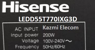 Hisense LEDD55T770IXG3D