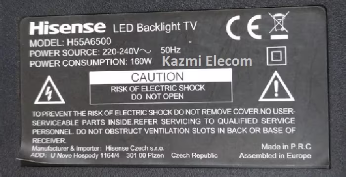 Hisense H55A6500 Firmware Free Download Hisense H55A6500