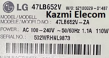LG 47LB652V-ZA