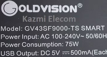 GOLDVISION GV43SF9000-TS Software Free Download