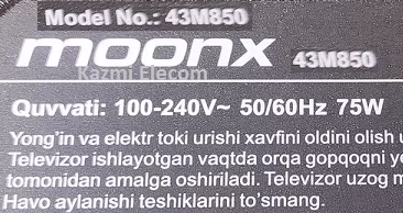 MOONX 43M850