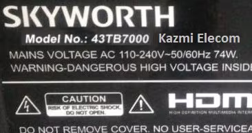 SKYWORTH 43TB7000