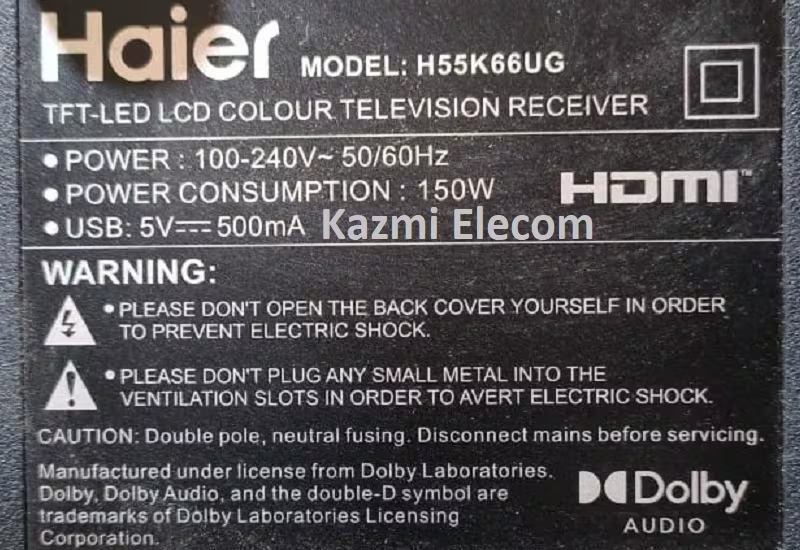Haier H55K66Ug