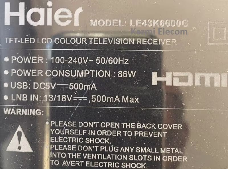Haier Le43K6600G