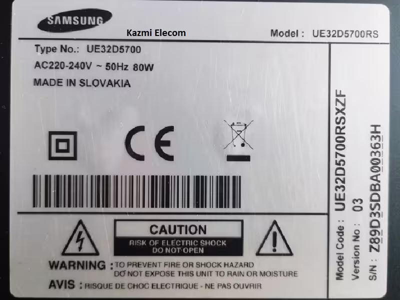Samsung Ue32D5700Rs