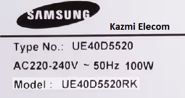 SAMSUNG UE40D5520RK