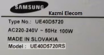 SAMSUNG UE40D5720RS