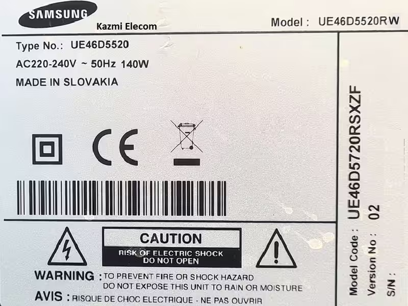 Samsung Ue46D5520Rw