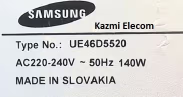 SAMSUNG UE46D5520RW