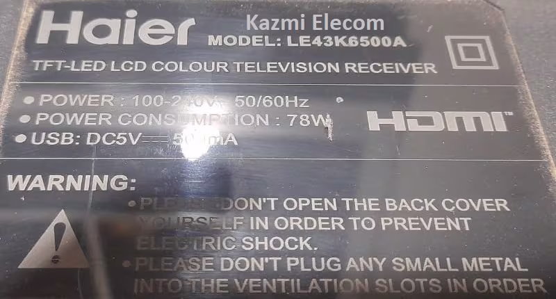 Haier Le43K6500A
