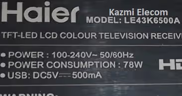 HAIER LE43K6500A