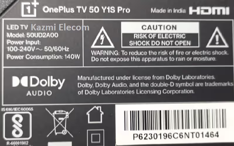 Oneplus 50Ud2A00 50Y1S